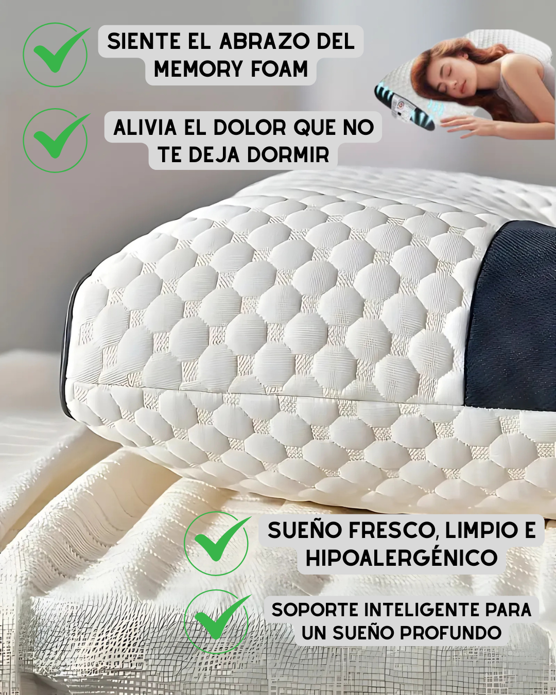 Despídete del dolor de cuello: Almohada cervical