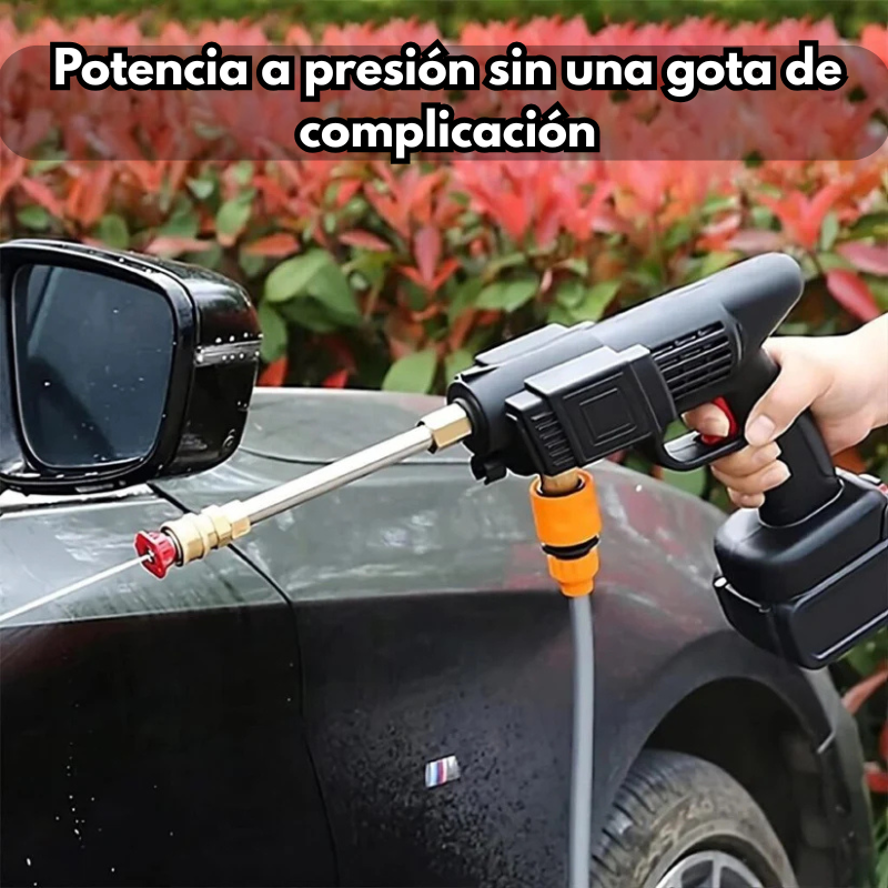 HidroJet Portátil – Lava con libertad total, agua a presión sin cañerías ni enchufes