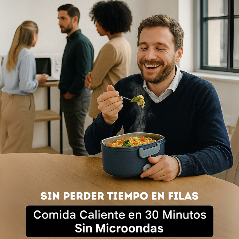 LunchBox 3en1 - Comida Caliente sin Microondas