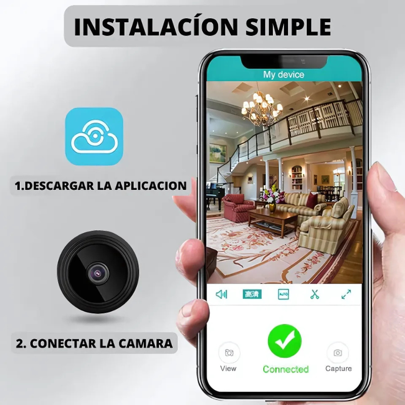 Mini Cámara Espía WiFi – OFERTA 2X1 - Seguridad Total Vigila Dentro y Fuera