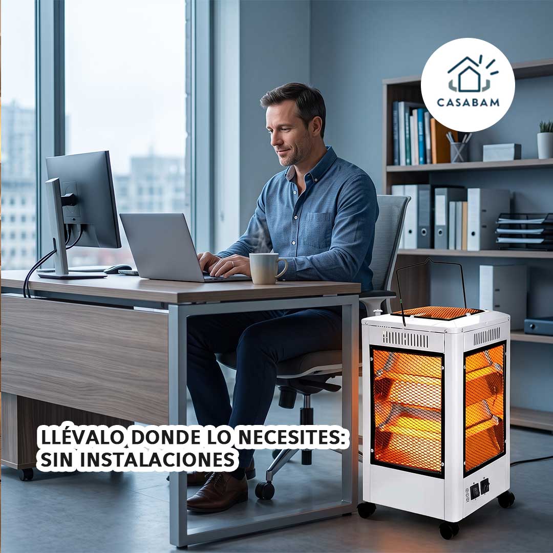 Calefactor 5 Lados – Calienta tu Ambiente al Instante – No te preocupes más por el frío