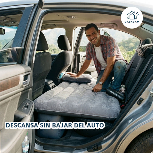 Colchón Inflable para Auto – Cama Trasera Portátil – Convierte tu auto en una cama cómoda al instante