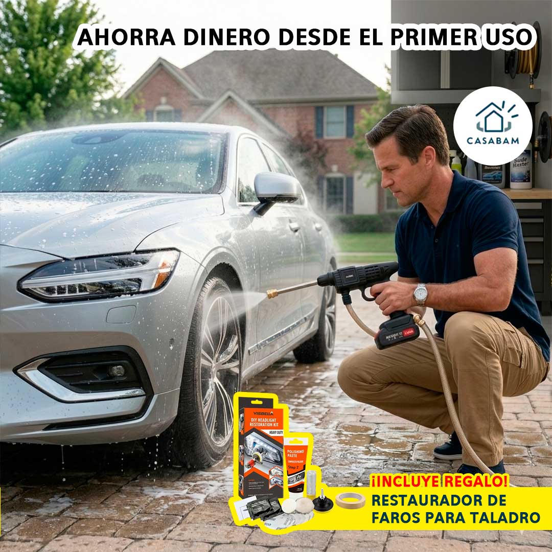 Pack Limpieza 2en1 - Aspiradora con Hidrolavadora - Limpia todo con un solo equipo y ahorra desde el primer uso