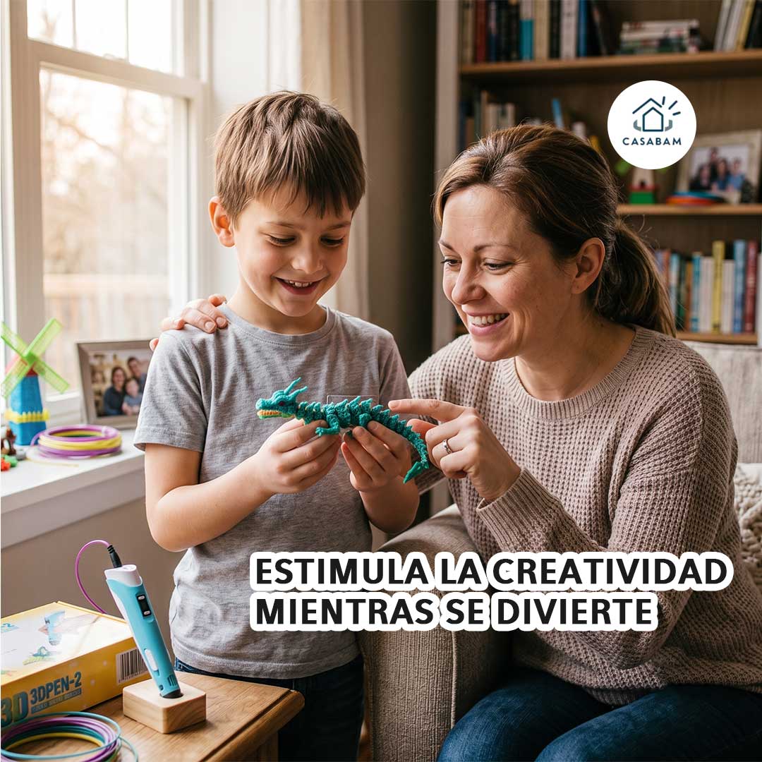 Lápiz Creativo Impresora 3D - Dibuja y crea figuras - Convierte el aburrimiento en creatividad al instante