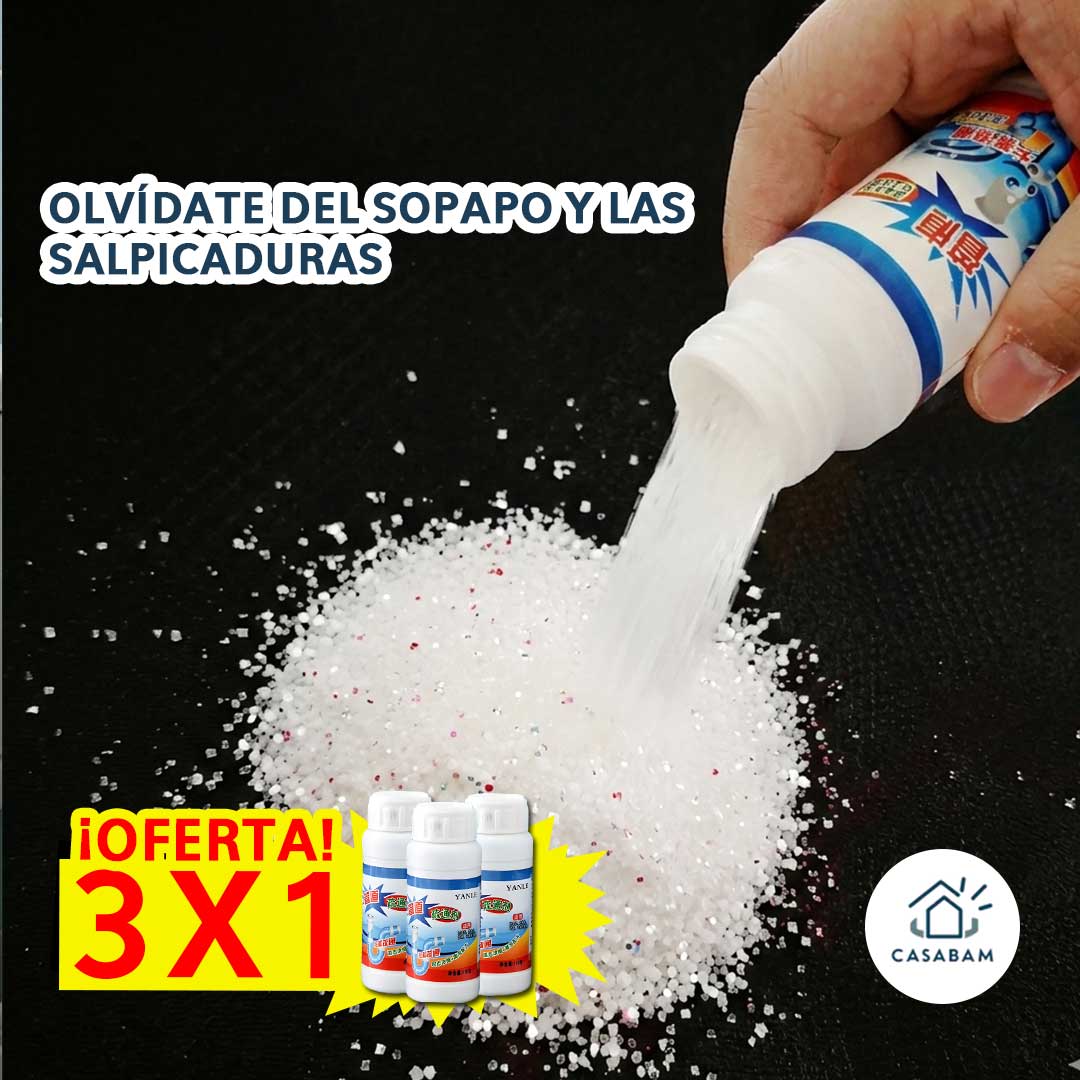 3 x 1 Limpiador de Drenaje - Solución rápida y limpia - Destapa en minutos sin salpicaduras