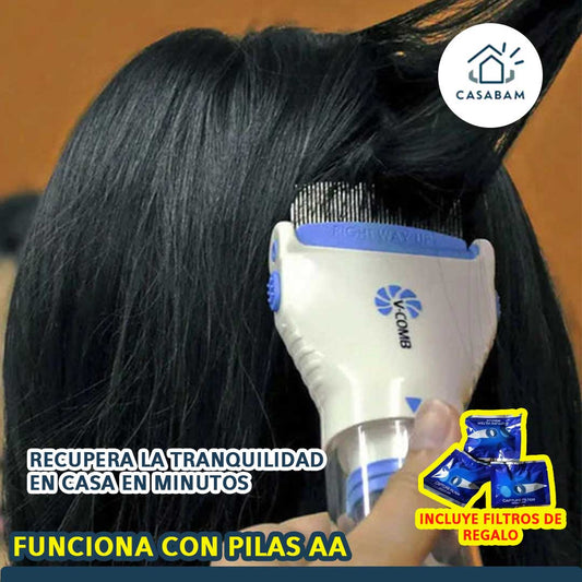 Máquina Removedora de Piojos – Elimina piojos y liendres al instante – Protección segura para toda la familia