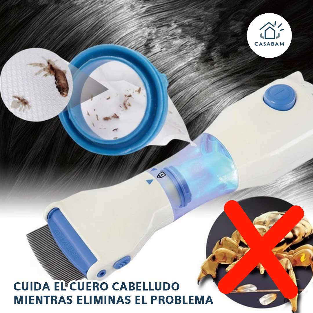 Máquina Removedora de Piojos – Elimina piojos y liendres al instante – Protección segura para toda la familia