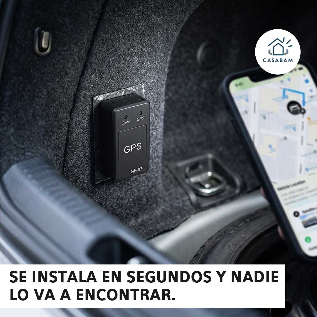 Mini Localizador GPS - Localizador en tiempo real - Encuentra tu auto al instante desde donde estés, sin aplicaciones complicadas.
