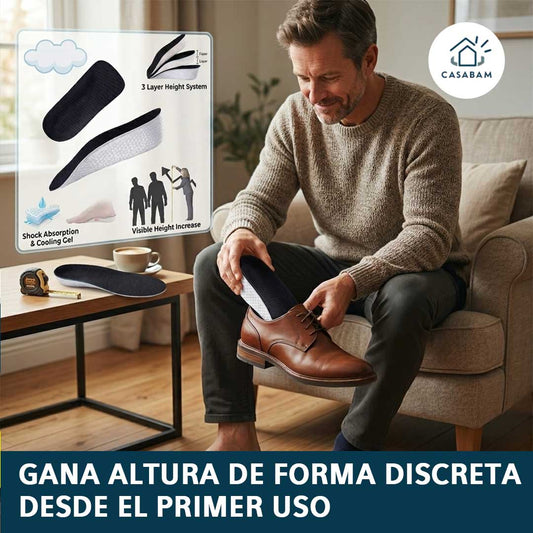 Plantillas Ortopédicas Elevadoras – Incrementan tu altura cómodamente – Aumenta tu estatura de forma discreta desde el primer uso