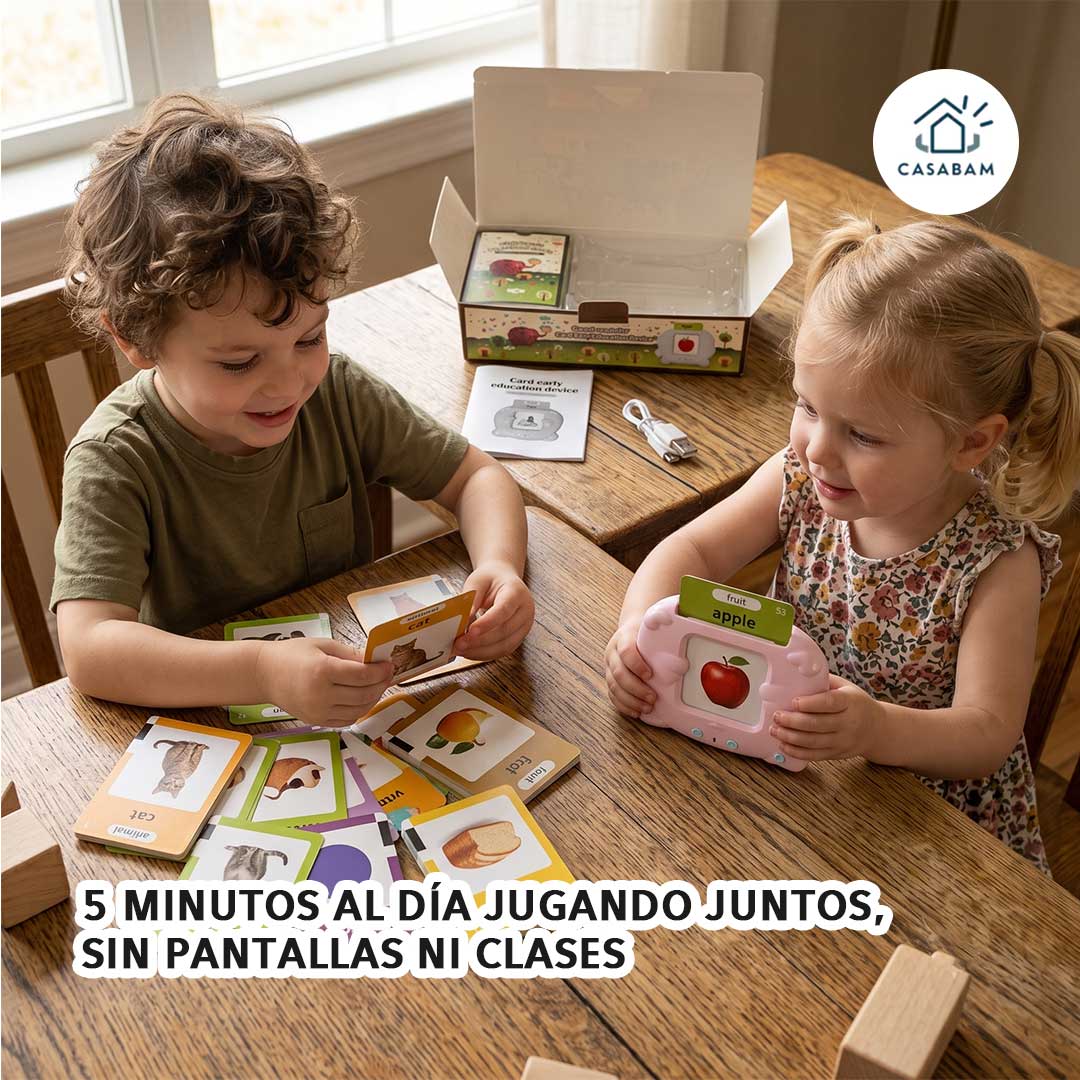 Tarjetas Bilingües Inteligentes - Enseñan inglés a tu hijo con sonido y pronunciación - Aprovecha sus primeros años de apredizaje