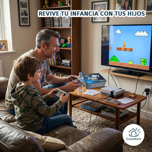 Consola Retro Mini Gamer Kids – 620 Juegos Clásicos – Regala diversión instantánea que los entretiene desde el primer momento