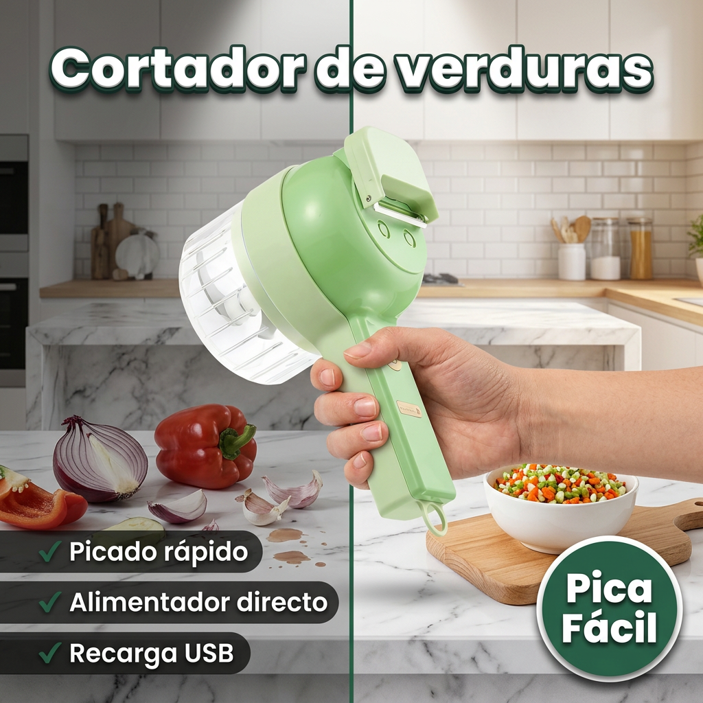 Cortador de verduras - La forma mas fácil de picar y ahorrar tiempo en tu cocina