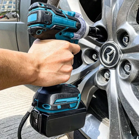Kit Taladro de Impacto Inalámbrica – Afloja tuercas sin esfuerzo – Potencia y practicidad portátil