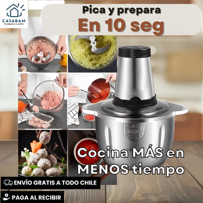 Picadora Eléctrica 2L – Pica y Prepara en Segundos – Cocina Más en Menos Tiempo