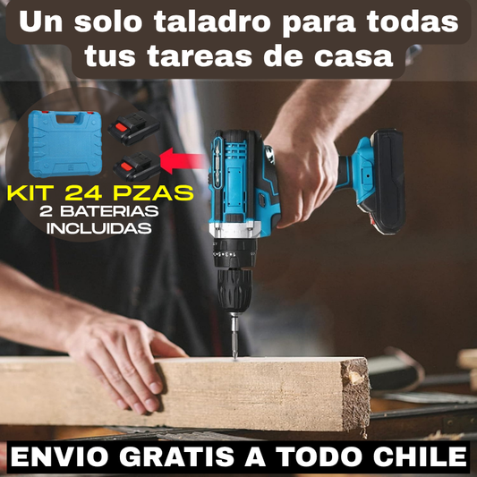 Taladro Kit 24 – Todo lo que necesitas en una sola herramienta