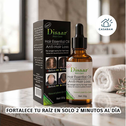 Aceite Capilar Anti Caída - Fortalece la raíz del cabello - Frena la caída antes de que sea tarde