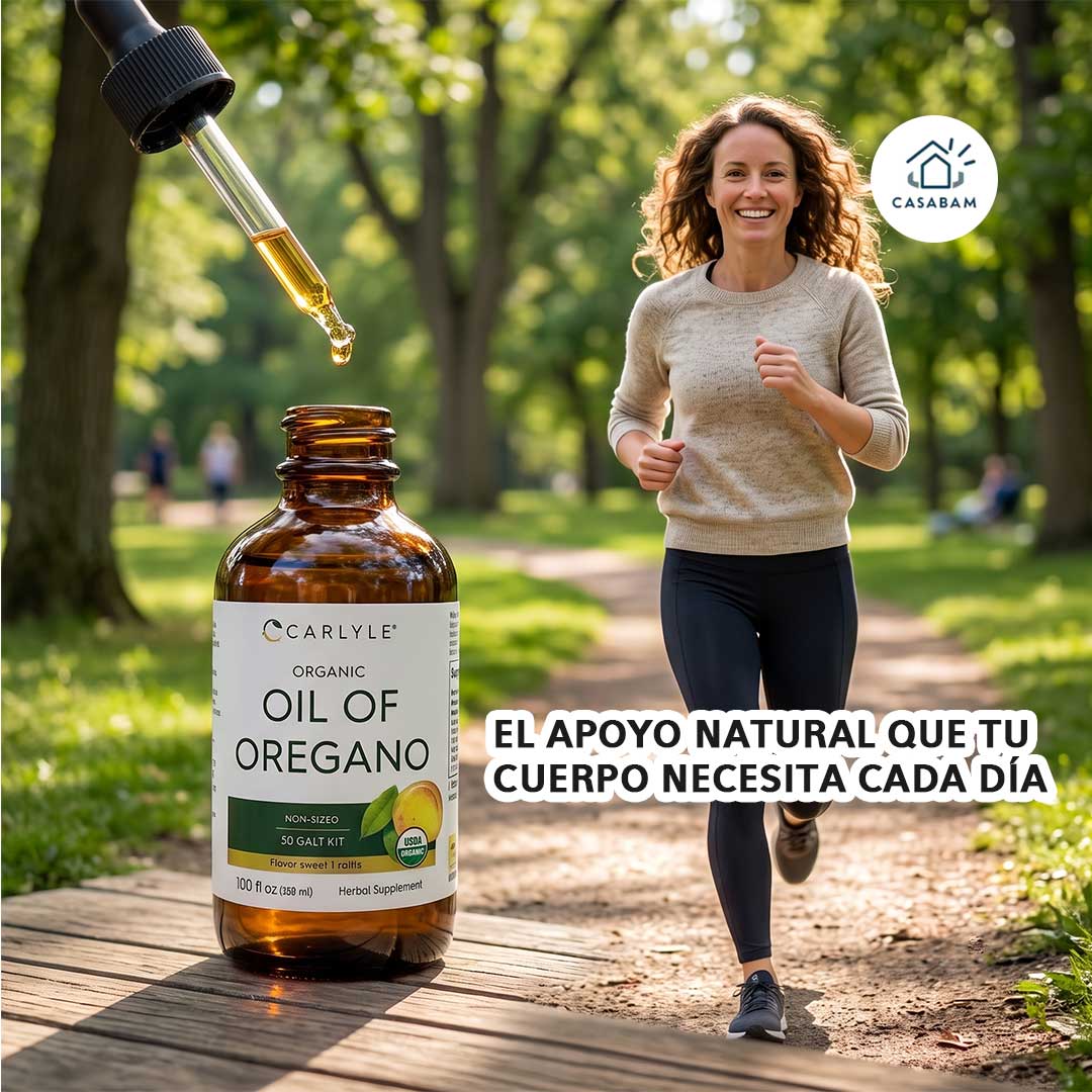 Aceite de Orégano Orgánico - Refuerza tus defensas naturalmente - Fortalece tu cuerpo sin químicos ni aditivos