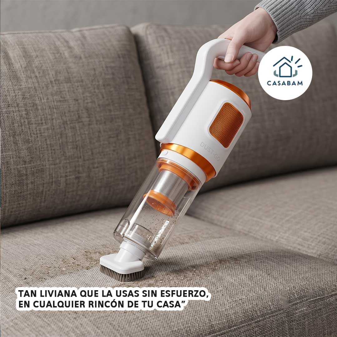 Aspiradora Inalámbrica Recargable - Una sola aspiradora para tu casa, auto y mascotas, sin cables ni complicaciones