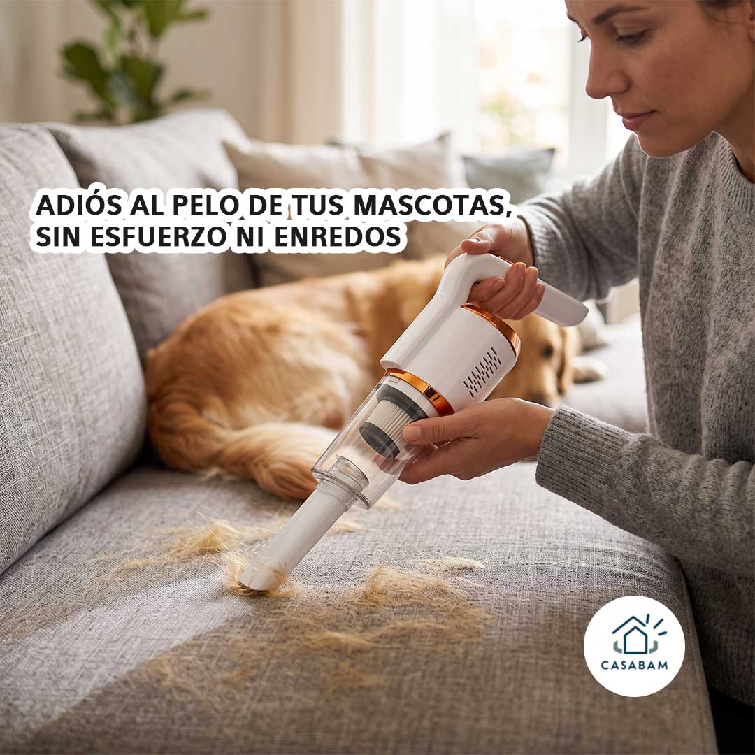 Aspiradora Inalámbrica Recargable - Una sola aspiradora para tu casa, auto y mascotas, sin cables ni complicaciones