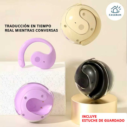 Audífonos Traductores Inteligentes - Traducción en Tiempo Real - Comunícate con cualquier persona sin saber su idioma