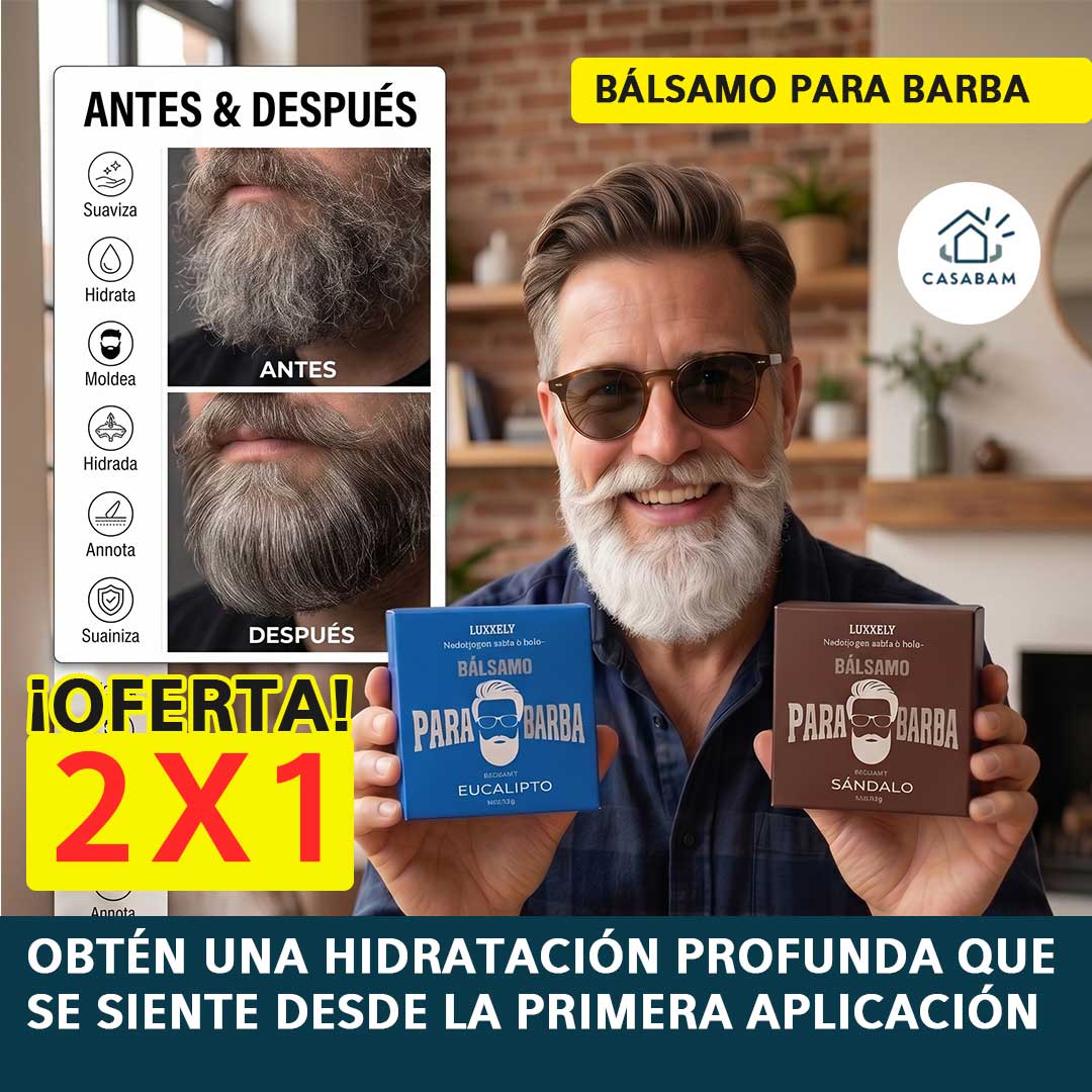 Bálsamo para Barba - Barba suave, hidratada y con la forma que quieres - desde la primera aplicación