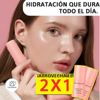 Rosetimes Bálsamo Facial Hidratación profunda que dura todo el día, ahora en doble cantidad 2x1