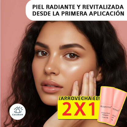 Rosetimes Bálsamo Facial Hidratación profunda que dura todo el día, ahora en doble cantidad 2x1