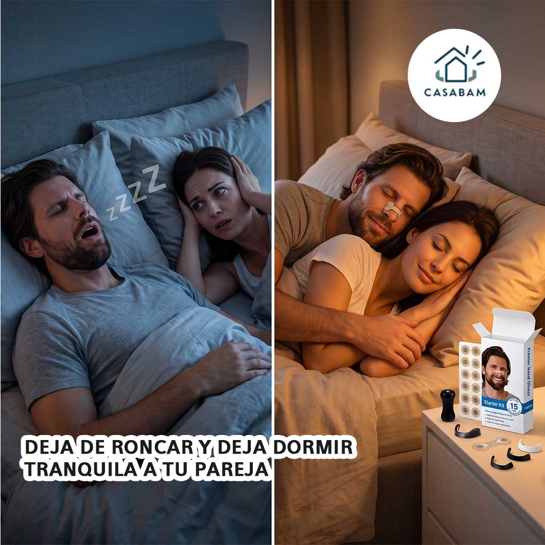 Banda Nasal Magnética - Amplía el flujo de aire nasal en cada respiro - Duerme o  entrena con más tranquilidad