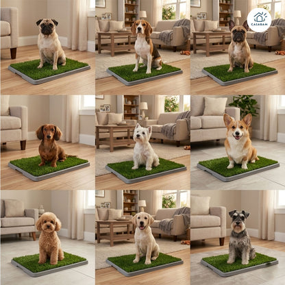 Baño Portátil para Mascotas – Entrena sin ensuciar – Mantén tus espacios limpios sin necesidad de salir
