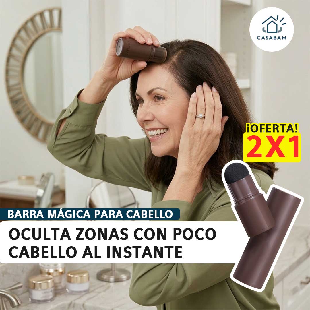 Barra mágica para cabello y ceja - Cobertura Capilar Natural – Recupera la apariencia de cabello abundante en segundos