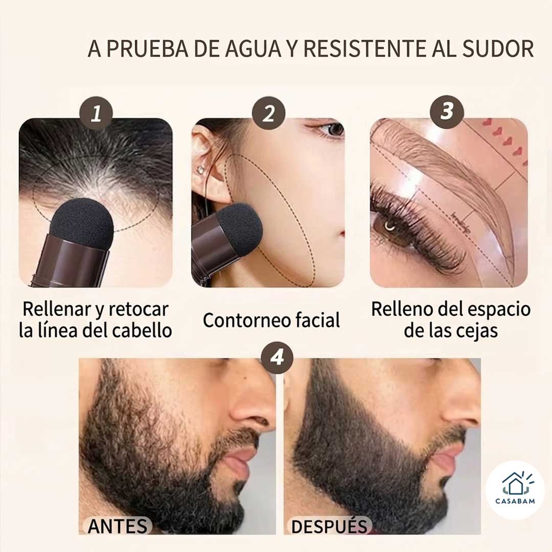 Barra mágica para cabello y ceja - Cobertura Capilar Natural – Recupera la apariencia de cabello abundante en segundos