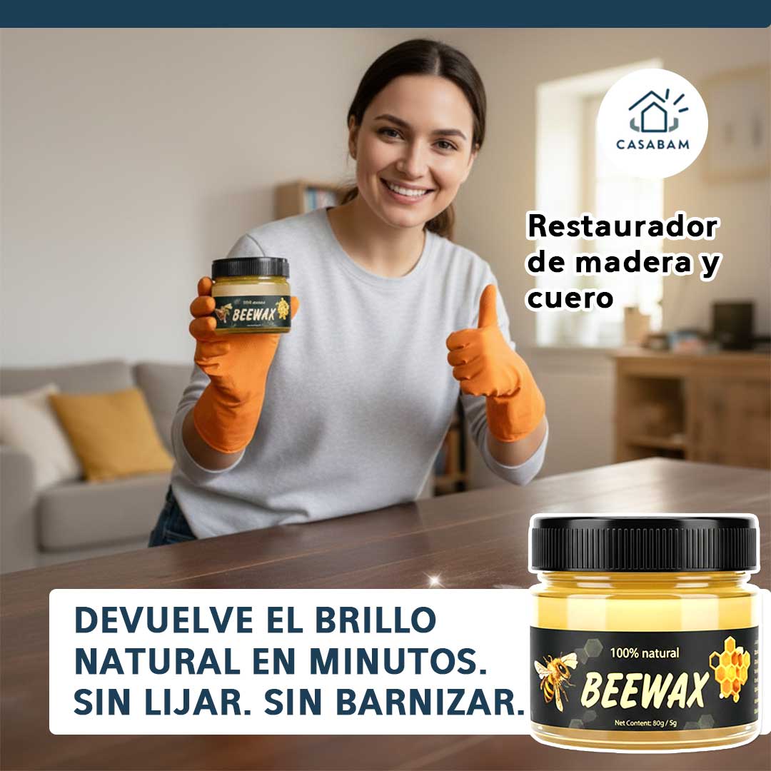 Restaurador Premium para Madera y Cuero – Renueva y Protege – Devuelve el brillo natural en minutos sin lijar ni gastar en barnices