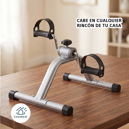 Bicicleta de fitness - Ejercita piernas y brazos desde tu silla - Actividad diaria sin interrumpir tu rutina