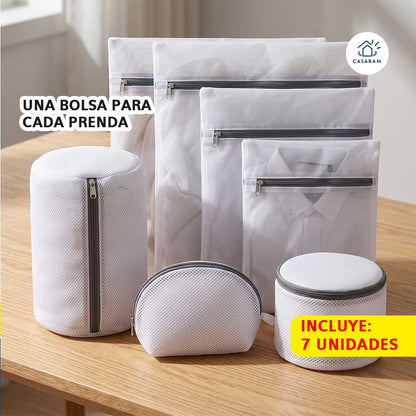 Bolsas de Lavado - Evita el Enredo y el Roce de tus Prendas - Protege tu Ropa Delicada en Cada Lavado