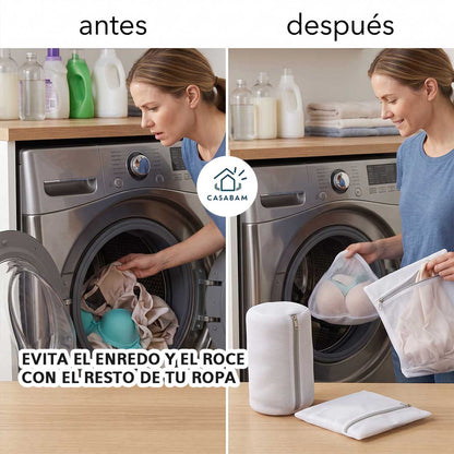 Bolsas de Lavado - Evita el Enredo y el Roce de tus Prendas - Protege tu Ropa Delicada en Cada Lavado