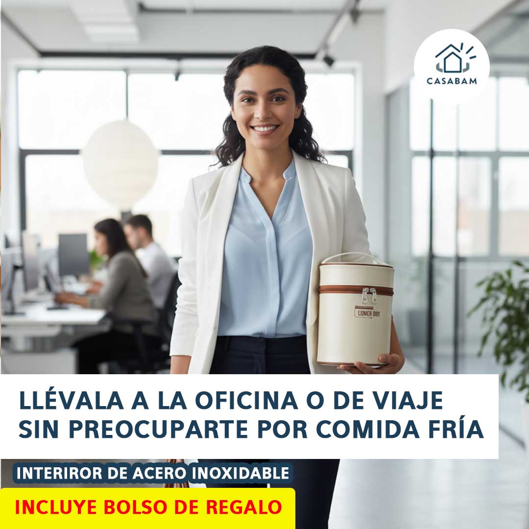 Set 2 uds Lunch Box Térmica – Transporta comida caliente fácilmente – Disfruta tus comidas caseras donde estés