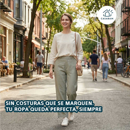 Brasier liso sin costuras ni varillas - Sin bordes ni estructuras que se marquen bajo la ropa - Deja de comprimir lo que deberías cuidar