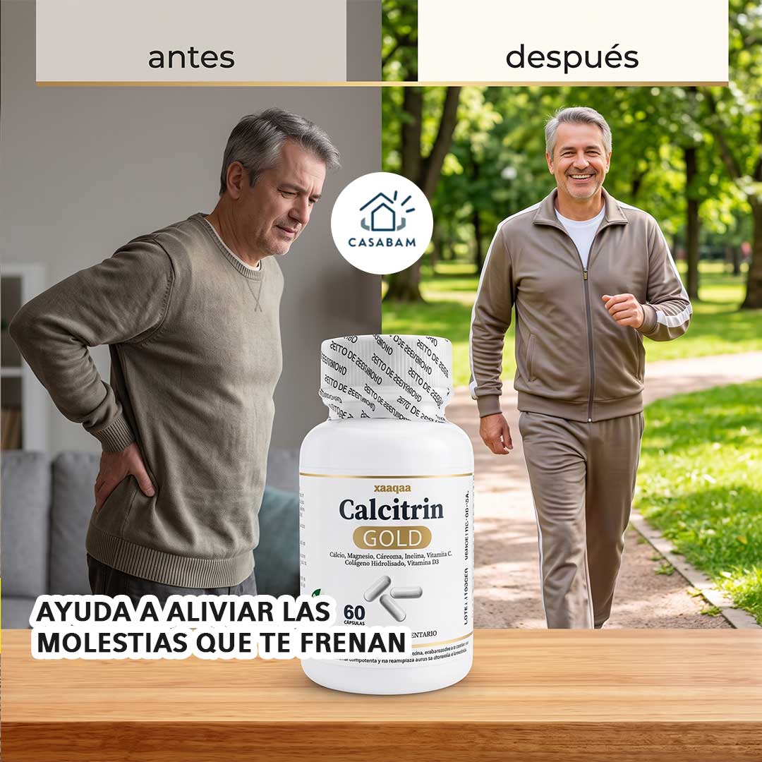 Calcitrin - Cuida tus articulaciones y tus huesos desde hoy, para no depender de nadie mañana