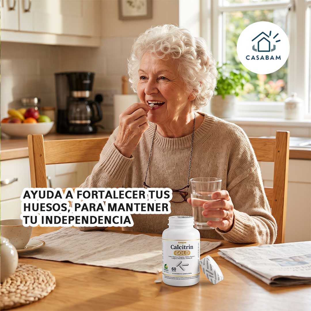 Calcitrin - Cuida tus articulaciones y tus huesos desde hoy, para no depender de nadie mañana