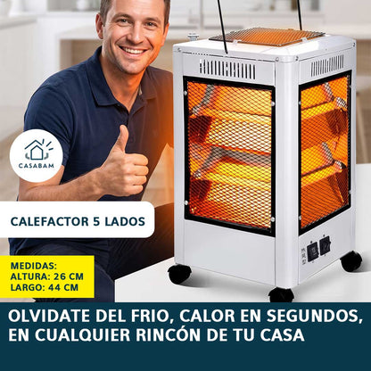 Calefactor 5 Lados – Calienta tu Ambiente al Instante – No te preocupes más por el frío