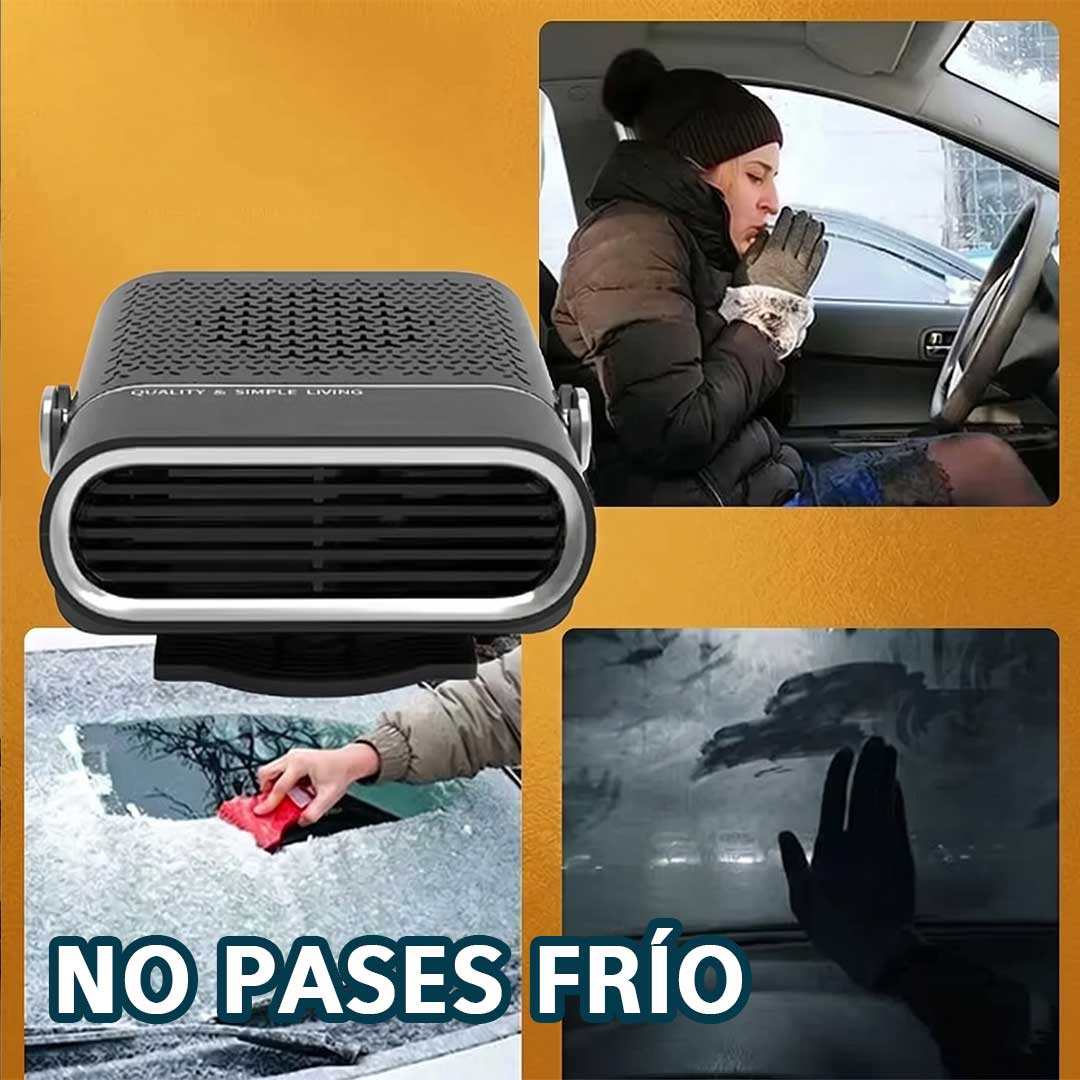 Calefactor portátil para auto – Desempaña tu parabrisas en segundos y maneja seguro desde el primer arranque