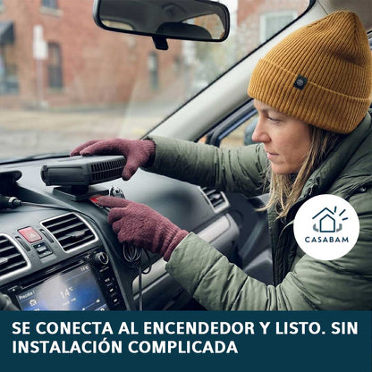 Calentador De Coche Portátil - Entrega calor inmediato, independiente del sistema del vehículo - Di adiós al parabrisas empañado