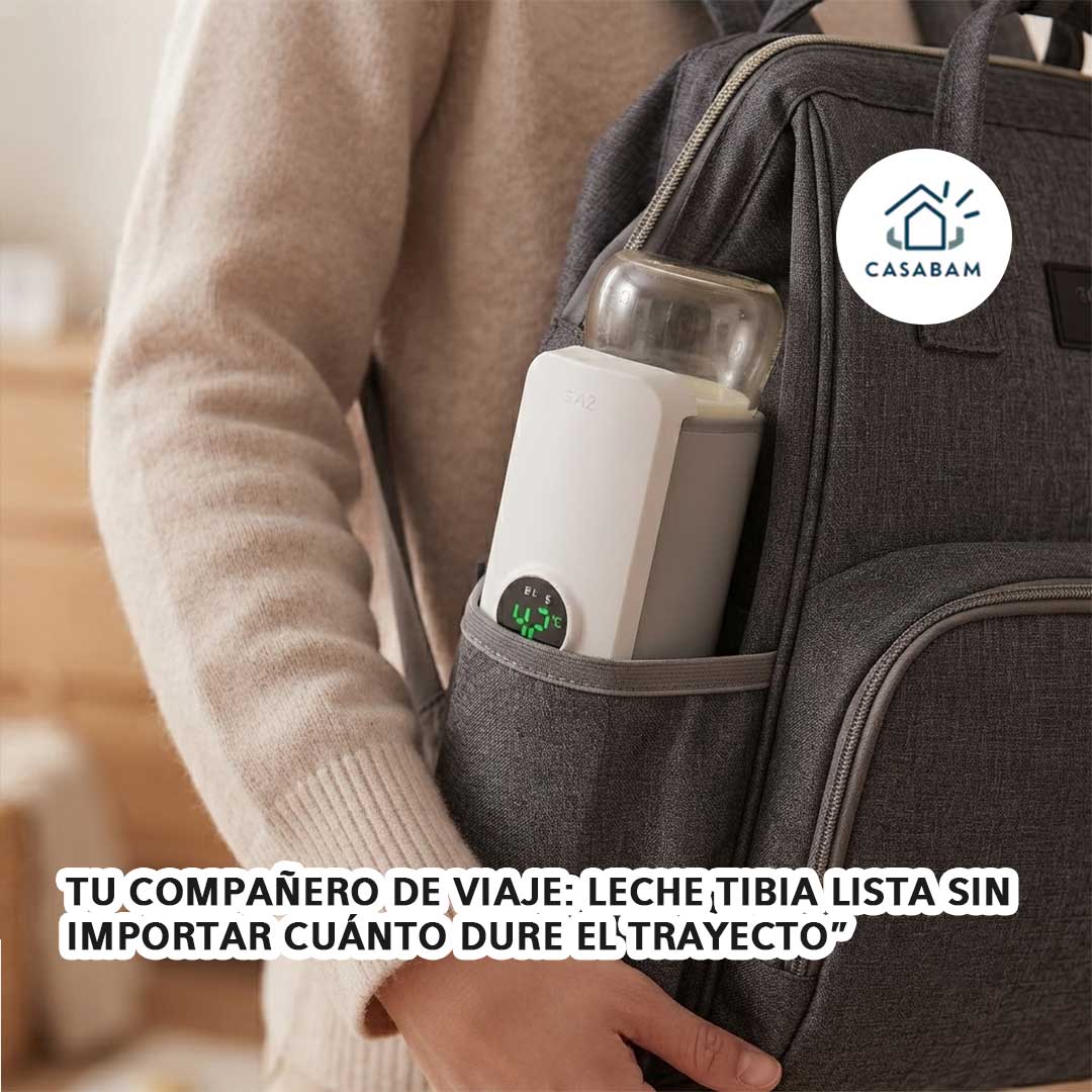 Calentador de Biberón Portátil - Calienta la leche de tu bebé sin cables - En cualquier lugar, en solo minutos
