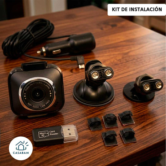 Cámara Vehicular 360° Inteligente – Graba en Full HD – Protege tu vehículo con evidencia clara ante accidentes y reclamos de seguro