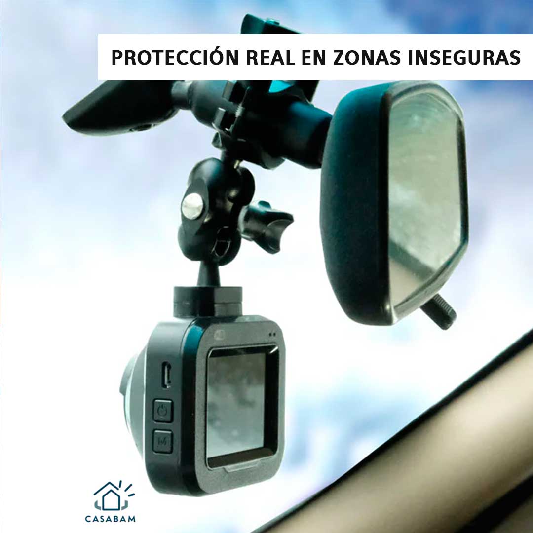 Cámara Vehicular 360° Inteligente – Graba en Full HD – Protege tu vehículo con evidencia clara ante accidentes y reclamos de seguro