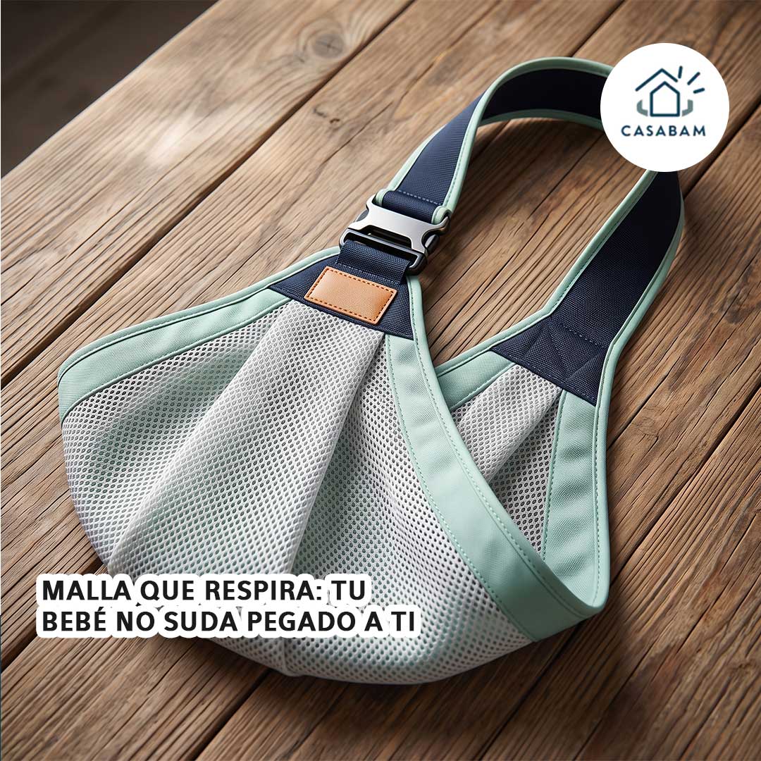 Cangurera Ergonómica de Malla - Carga a tu bebé con manos libres y sin dolor de espalda