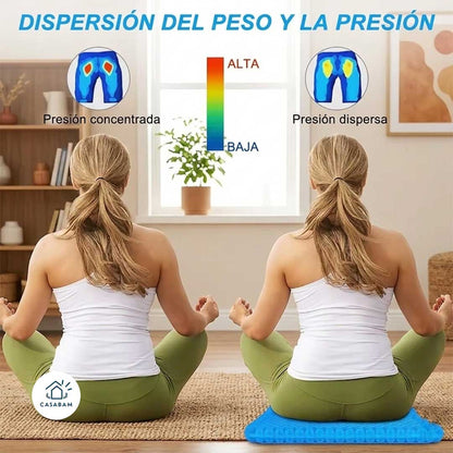 Cojín Ortopédico Panal Gel - Alivia la presión al sentarte - Convierte cualquier asiento en una superficie cómoda