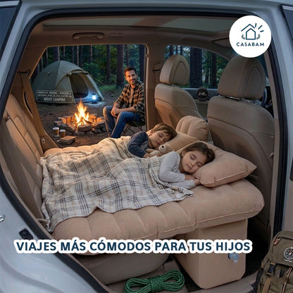 Colchón Inflable para Auto – Cama Trasera Portátil – Convierte tu auto en una cama cómoda al instante