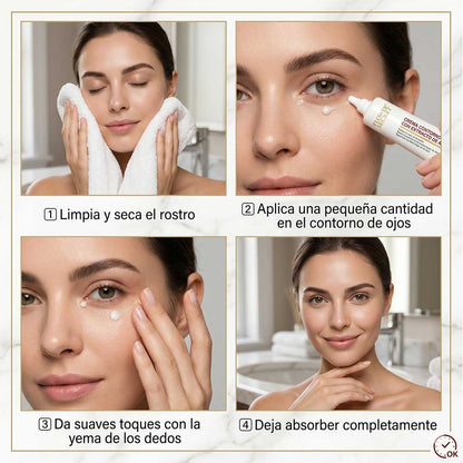 Contorno de Ojos de Arroz - Hidrata y Suaviza la Piel - Reduce Arrugas y Líneas de Expresión