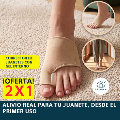 Corrector De Juanetes Con Gel Interno - Alinea y protege tu dedo gordo - Vuelve a caminar sin pensar en el dolor